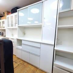 ☆のれ☆松田家具　キッチンボード 松田家具 matsuda キッチンボード ダイニングボード 食器棚 ホワイト