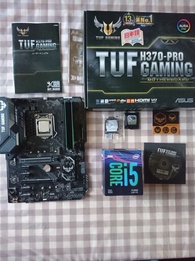 PCパーツ core i5 9400F H370-PRO TUF GAMING