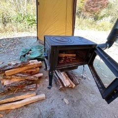 薪ストーブ煙突セットバック付きロマンチカル薪ストーブ横出し ピザ