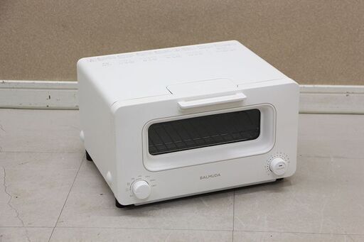 バルミューダ BALMUDA スチームトースター K05A-WH 2021年製 スチームコップ付属 (E2389skxY)