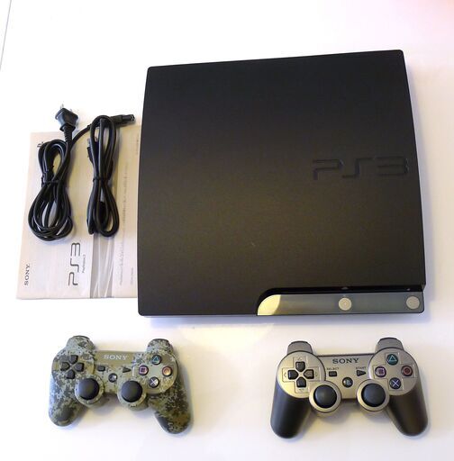 ■完動品美品『PS3本体・純正コントローラー2台・ソフト3本おまけ付』プレイステーション3■