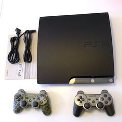 ■完動品美品『PS3本体・純正コントローラー2台・ソフト3本おま...