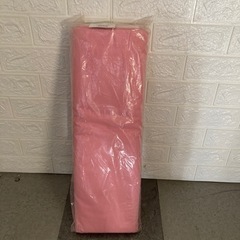 ピンクの布　