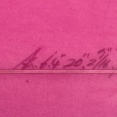 さらに値下げ6.4 ショートボード　マジェンダピンク綺麗