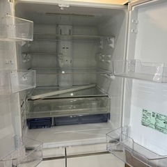 MITSUBISHI 2017年製 600L 6ドア 冷蔵庫 MR-WX60A 0128-24