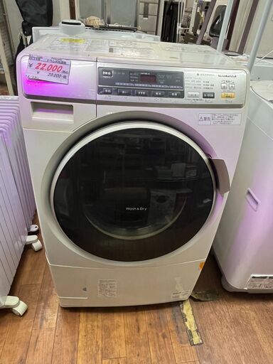 リサイクルショップどりーむ天保山店　No11345　ドラム式洗濯乾燥機　パナソニック　7.0/3.5㎏　叩いて洗う　配達、設置可能
