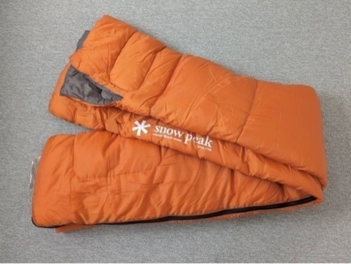 【お値引き可】Snow Peak 寝袋(収納袋付) ※廃盤品