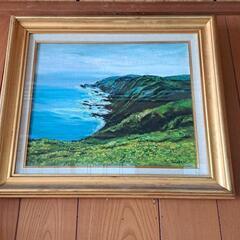 断捨離の為出品します❗厚岸海岸の絵　