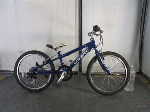 Ｄ287★22800円★整備済み 中古子供自転車 ルイガノ　J206　ブルー　アルミ軽量【20インチ 】
