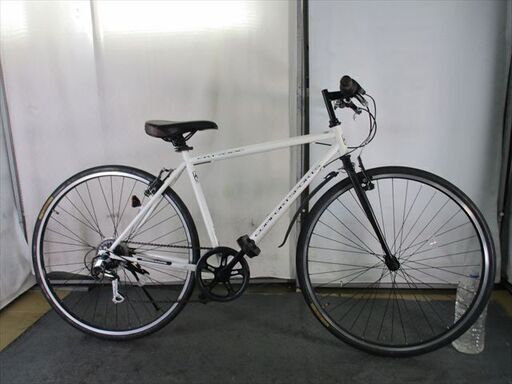 Ｄ291★10000円★整備済み スポーツ中古自転車 ホワイト　50ｃｍ【クロスバイク】