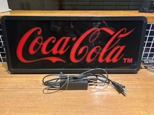 コカコーラネオンサイン電飾看板　幅51cm