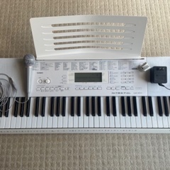 【美品】CASIO LK-211 電子ピアノ＆キーボードスタンド...