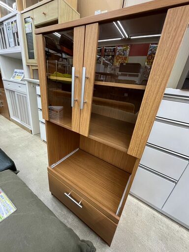 NITORI2面ミドルレンジボード木目ミドルキッチン収納ニトリ469