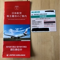決まりました！JAL 株主優待券 1枚　2025年5月31日迄