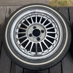 SSR 6J 14インチ 155\\65r14 ナンカン ホワイトリボン4本