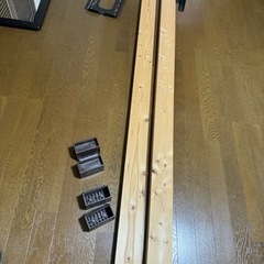 ディアウォール 2x4木材2本(235cmカット)テレビ壁掛け金具