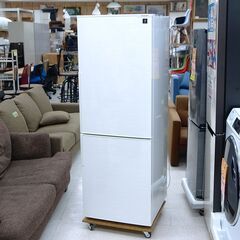 冷蔵庫　271L　2ドア　シャープ　SJ-PD27D-W　リユース品