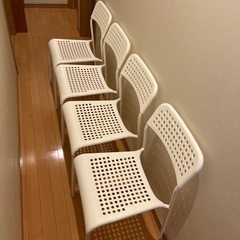IKEA イケア  ADDE アッデ チェア, ホワイト 椅子 ...