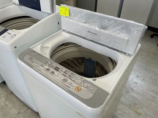 洗濯機の分解クリーニング行っています！配送設置込み　パナソニック5.0K洗濯機　2018年製　分解クリーニング済み！！
