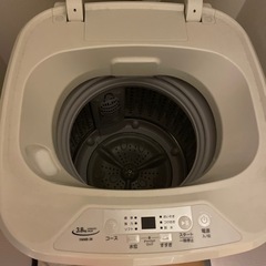 洗濯機 YAMAZEN 3.8kg YWMB-38W