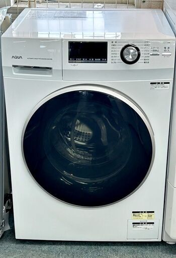 値下げ！！ドラム式 全自動洗濯機　アクア　AQW-FV800E　8.0K　2018年製　美品　【G05958】