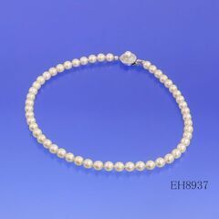 7.0-7.5mm アコヤ真珠ネックレス　美しい『パ－ルホワイト』です。 7.0-7.5mm アコヤ真珠ネックレス 美しい『パ－ルホワイト』です。