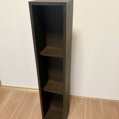 無印良品　壁に付けられる家具箱　ウォールナット