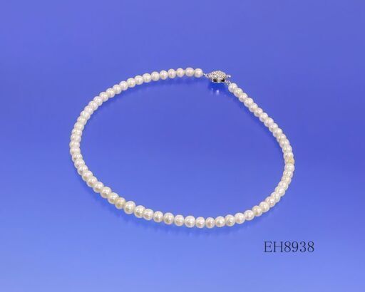6.0-7.5mm アコヤ真珠ネックレス　美しい『パ－ルホワイト』です。