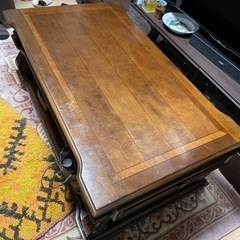 アメリカ家具ラブソファとテーブル