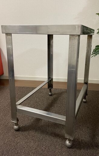 業務用 ステンレス  コンロ台 厨房  三方枠作業台 W400×D60×H620mm 飲食店