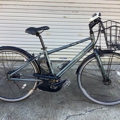 「エコーナビ」パナソニック電動アシスト自転車です^_^ 287 パナソニック新機種電動アシスト自転車MOBL8 700×35Cグリーンボディー