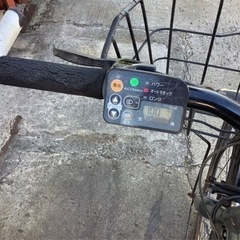 287 パナソニック新機種電動アシスト自転車MOBL8 700×35Cグリーンボディー