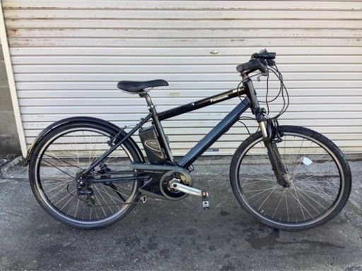 288  パナソニック新機種電動アシスト自転車HURRYER26インチ  ブラックボディー