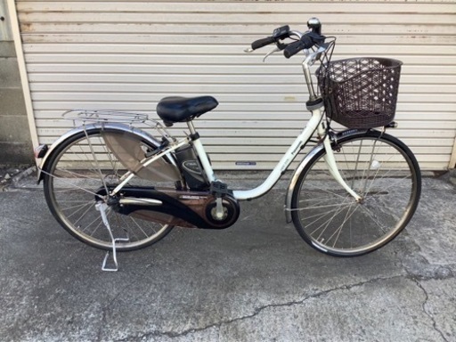 294  パナソニック新機種電動アシスト自転車viviDX26インチ  ホワイトボディー