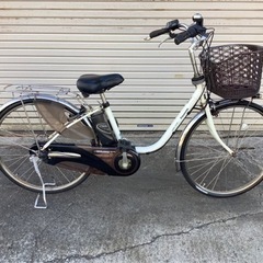 294 パナソニック新機種電動アシスト自転車viviDX26インチ ホワイト 