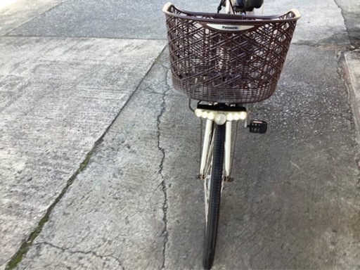 パナソニック最新機種電動アシスト自転車viviDX26インチホワイトボディー SOLD OUT】電動自転車 パナソニック VIVI DX 26インチ 8Ah