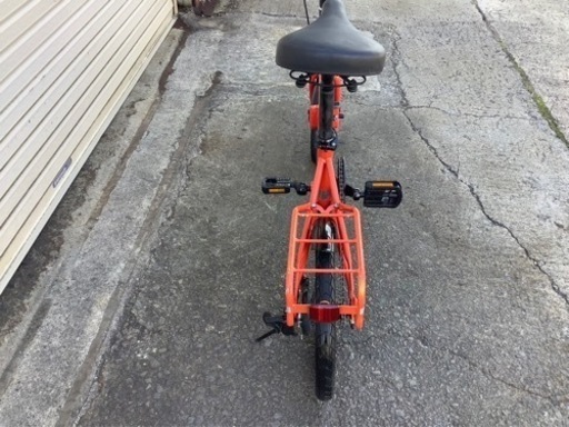 297 emergency E-BIKE 16インチ 折りたたみ オレンジボディー