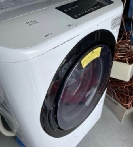 HITACHI 11kg ドラム式洗濯乾燥機　BD-NV110AL  2017年製