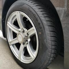 k131☆BERG☆17×7.5J +25 6H PCD139.7タイヤつき