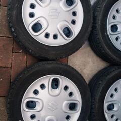 スズキ純正　155/65R14 ダンロップ　300+　 ほぼ新品