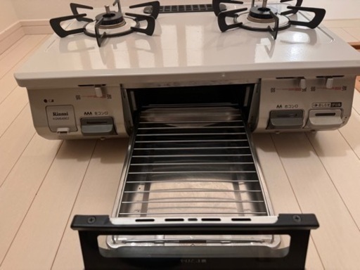 (状態良好)リンナイガステーブル・RT64JH-R・都市ガス用・17年製 リンナイRT64JH2 LPガス用 状態良好)リンナイ・ガステーブル水無し片面
