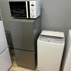 配送設置0円で?✌冷蔵庫&洗濯機分解洗浄済み&電子レンジ
