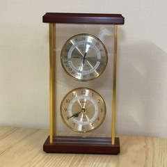 EMPEX スーパーEX 温・湿度・時計 EX-742 ゴールド 