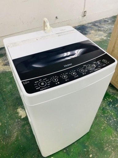 新生活応援【動作品】2020年製★Haier ハイアール 全自動電気洗濯機 JW-C55D 5.5kg 90L 洗濯機 生活用家電 1人暮らし 引っ越し