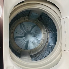 🎉新生活応援🎉【美品】Hisense ハイセンス ガラストップ 全自動洗濯機 8.0kg 風呂水ホース付 HW-DG80A 
