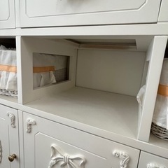 姫系家具 姫家具 キャビネット スノーホワイトプリンセス