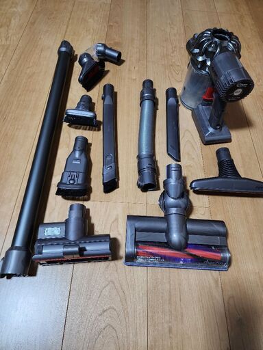 美品]dyson DC62 掃除機 スタンド付き12点セット（バッテリー交換