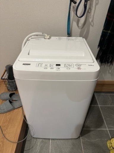 2022年式　洗濯機　美品　5キロ　値下げしました。
