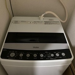 売却者決定　Haier 全自動洗濯機4.5㎏　JW-C45D(K)