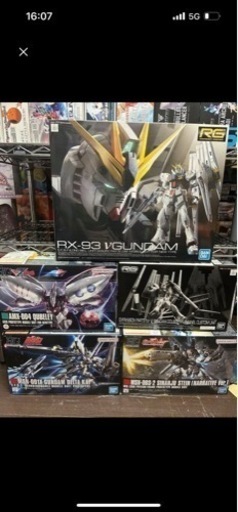 ガンプラセット　νガンダム　キュベレイ　デルタカイ　シナンジュスタイン